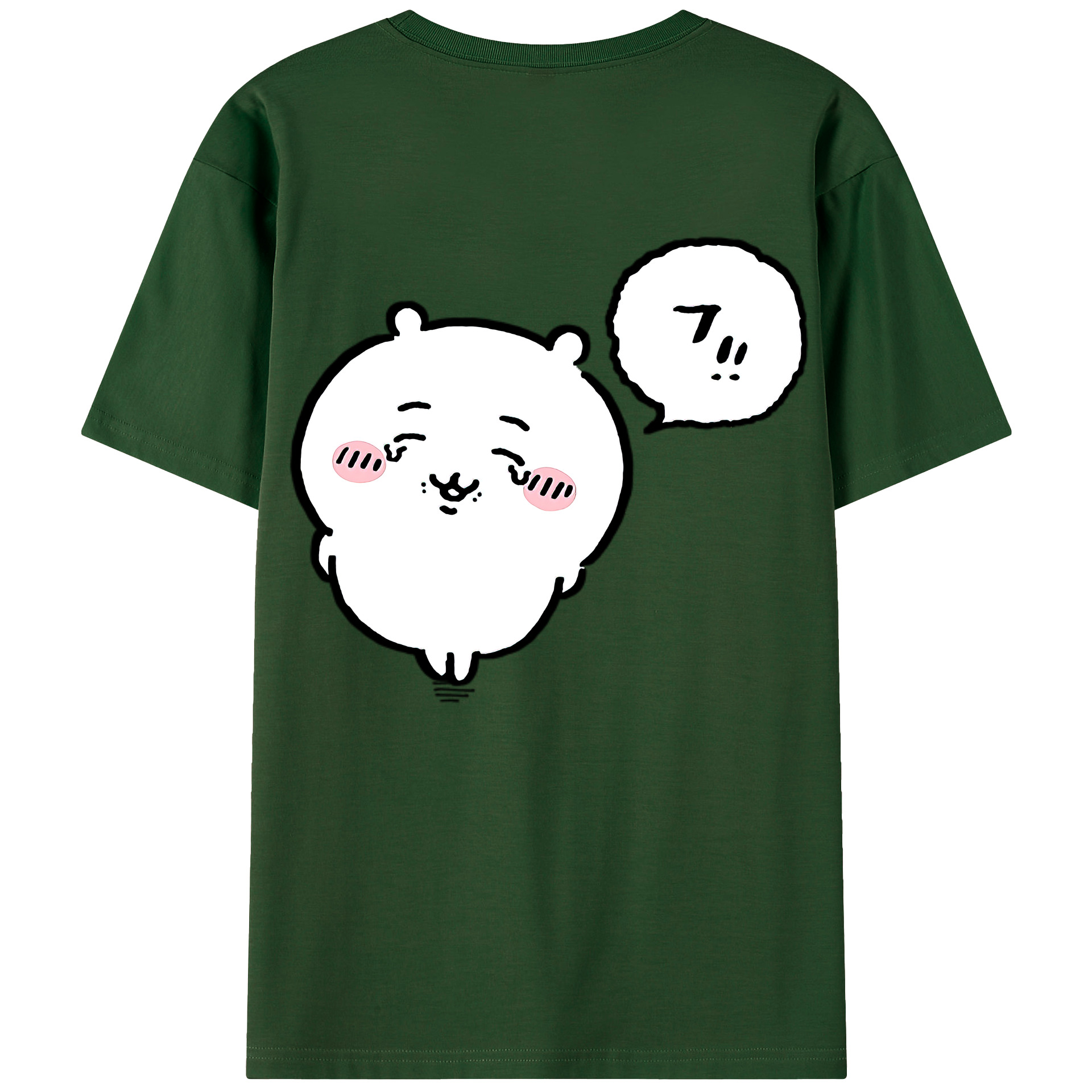（画像用） ちいかわ ちいかわ Chii-kawa chiikawa 綿100％半袖Tシャツ（背面プリント）